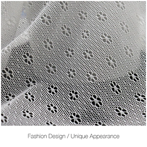 4-way stretch nylon spandex jacquard mesh fabric for underwear